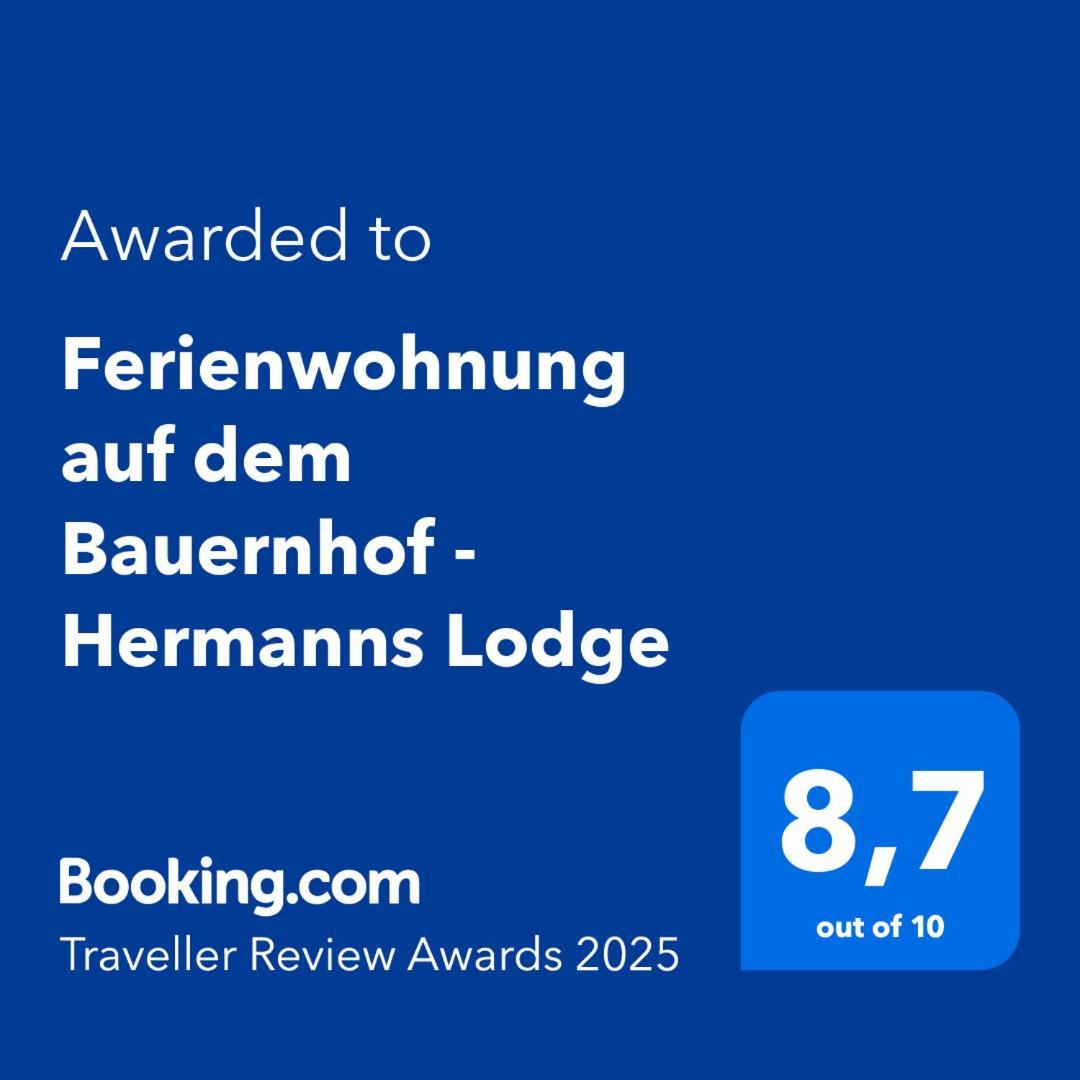 Ferienwohnung Auf Dem Bauernhof - Hermanns Lodge Strassenhaus Экстерьер фото